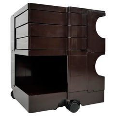 Joe Colombo, carrello Boby, marrone scuro, buone condizioni, produzione originale anni '70