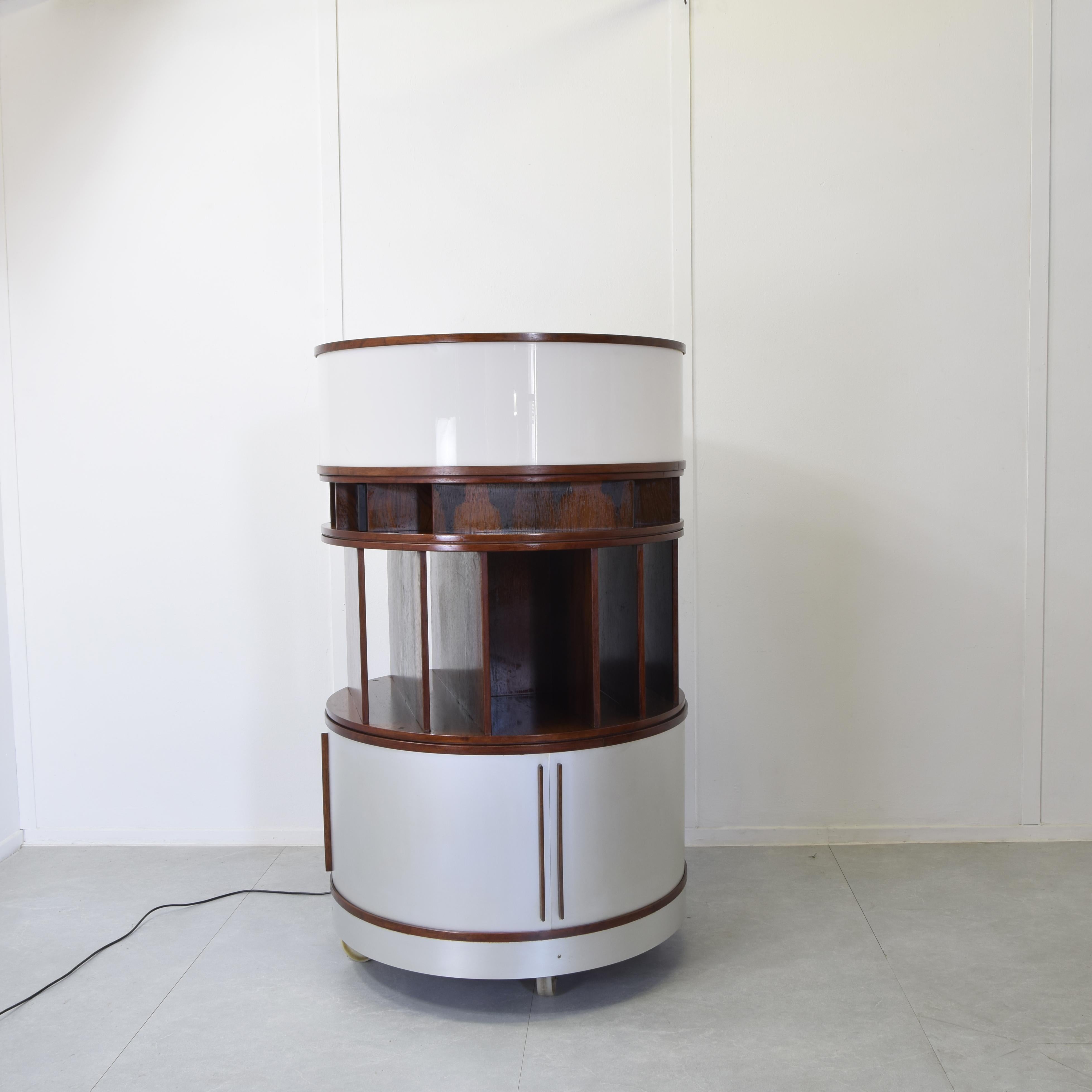Mid-Century moderno Joe Colombo cabinet mobile Combi center 1960s. in vendita