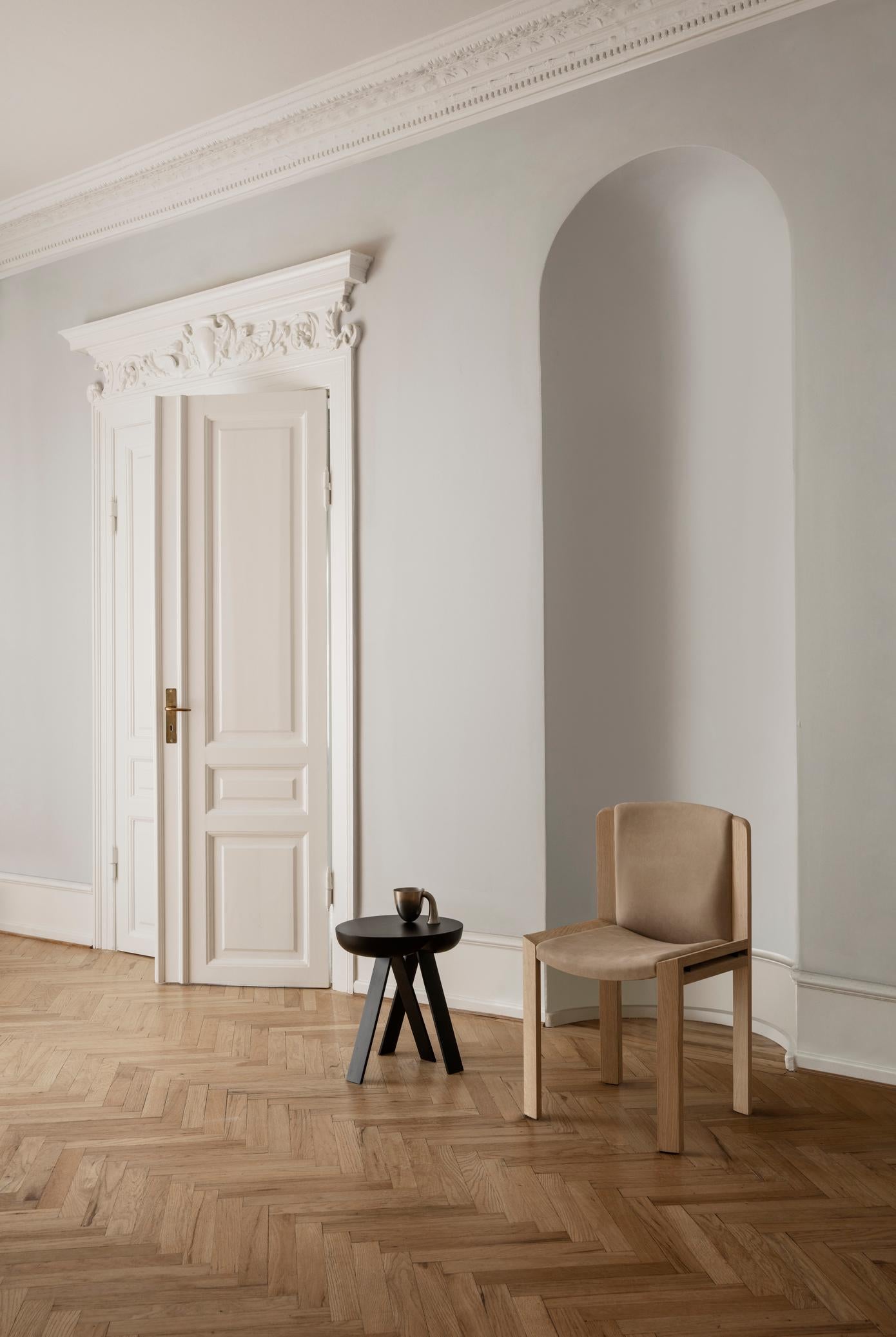 Contemporary Joe Colombo 'Chair 300' Wood and Kvadrat Fabric by Karakter