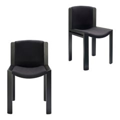 Chaise 300 de Joe Colombo en bois et tissu Kvadrat par Karakter