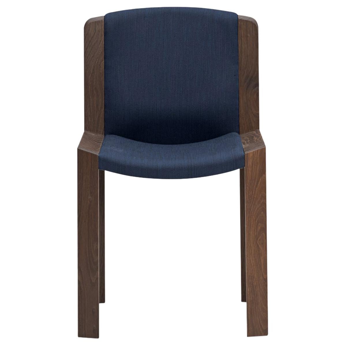 Joe Colombo « Chair 300 » en bois et tissu Kvadrat par Karakter