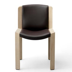Joe Colombo 'Chair 300' Wood and Sørensen Leather by Karakter