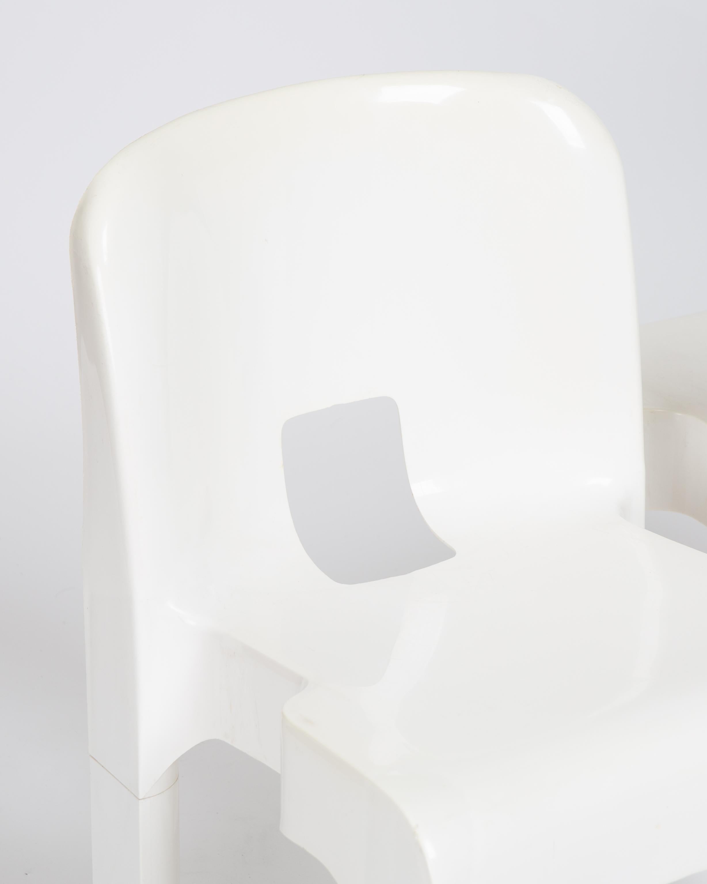 Space Age Joe Colombo Chairs Sedia Universale 4867 by Kartell Vintage Made in Italy For Sale