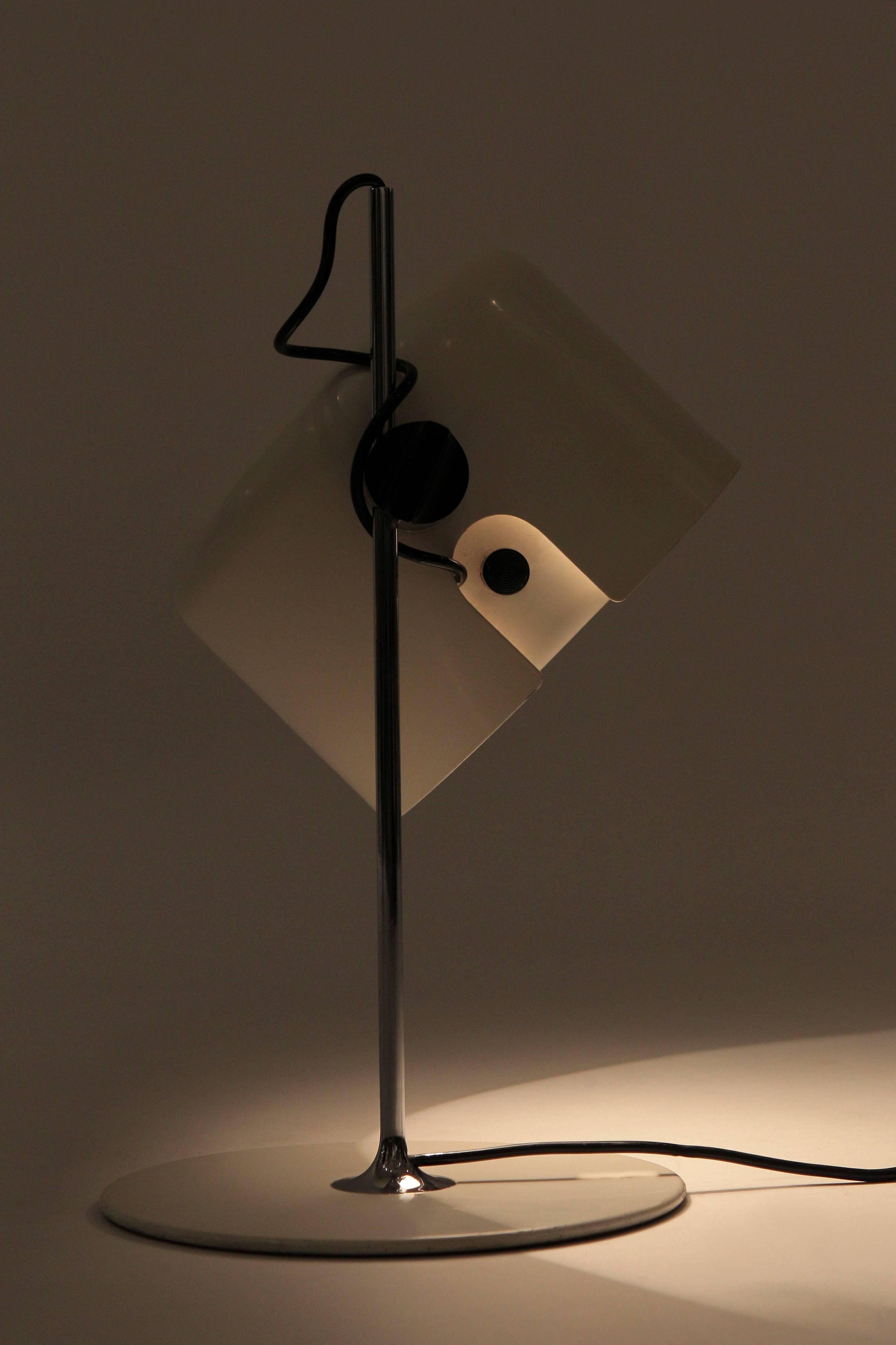 Joe Colombo “Coupe” Table Lamp O-Luce, 1960s For Sale 7