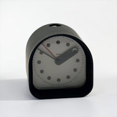 Joe Colombo Design Clock 02/R Optic for Alessi, Postmodern Italian Design
