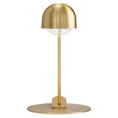 Joe Colombo Domo Brass Table Lamp by Karakter, Mid-Century Design
