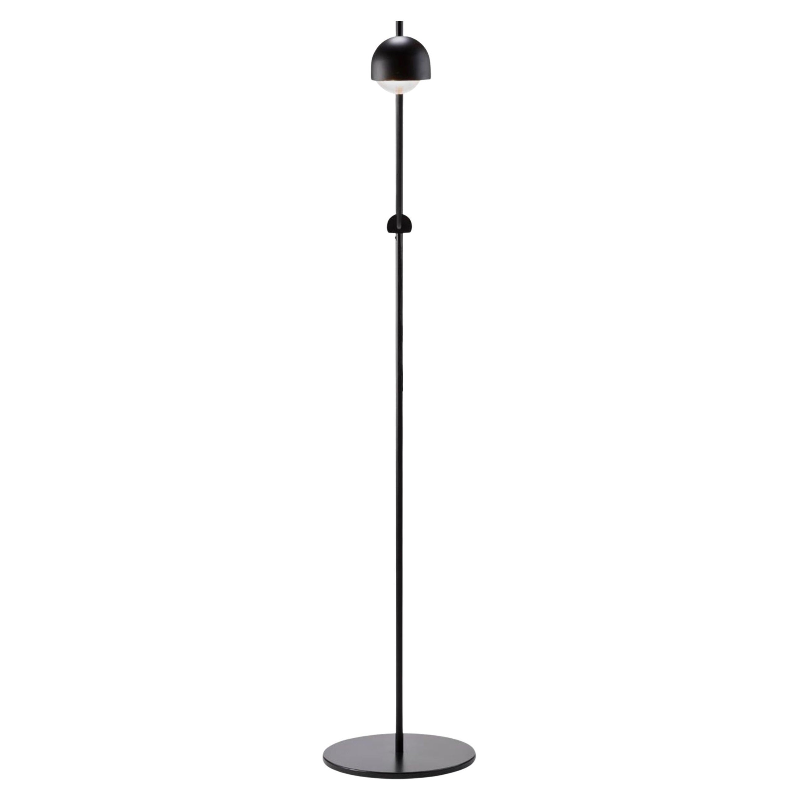 Joe Colombo 'Domo' Steel Floor Lamp by Karakter For Sale