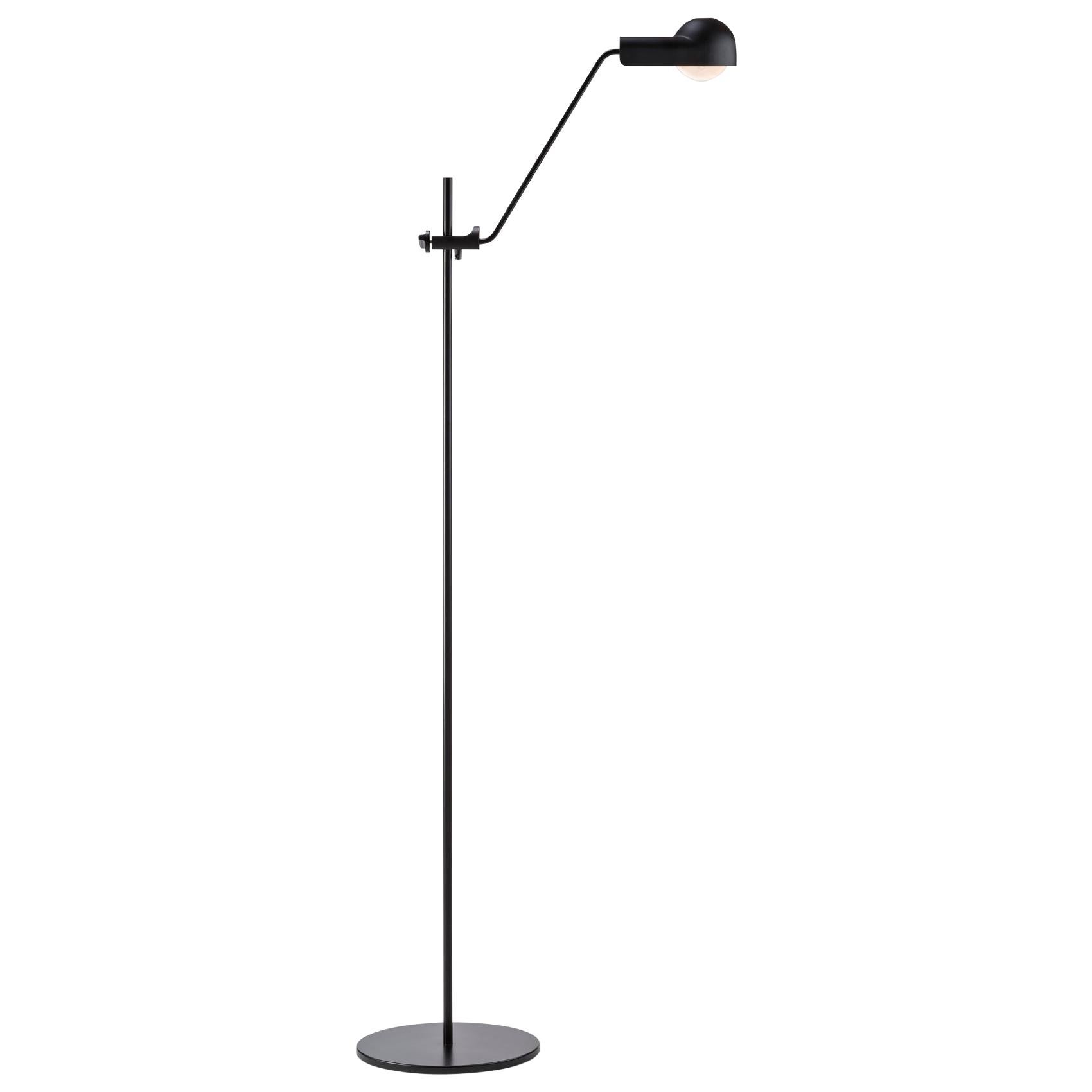 Joe Colombo 'Domo' Steel Floor Lamp by Karakter For Sale