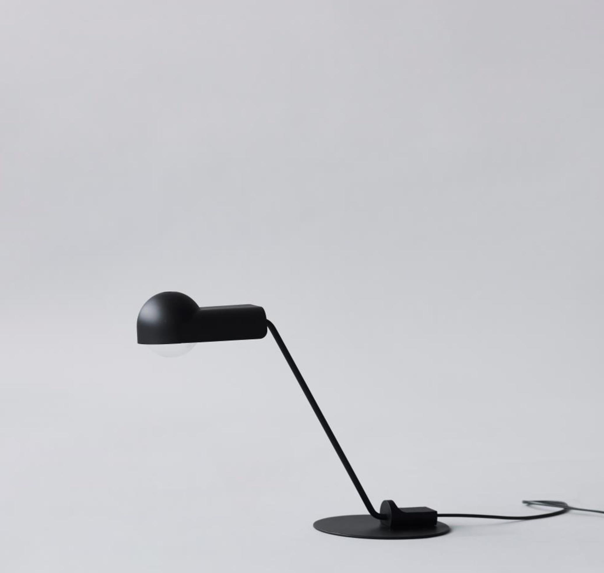 Mid-Century Modern Joe Colombo 'Domo' Steel Table Lamp by Karakter For Sale