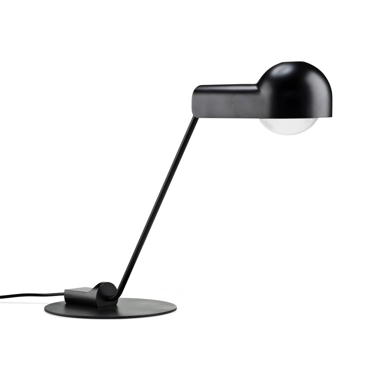 Danish Joe Colombo 'Domo' Steel Table Lamp by Karakter For Sale