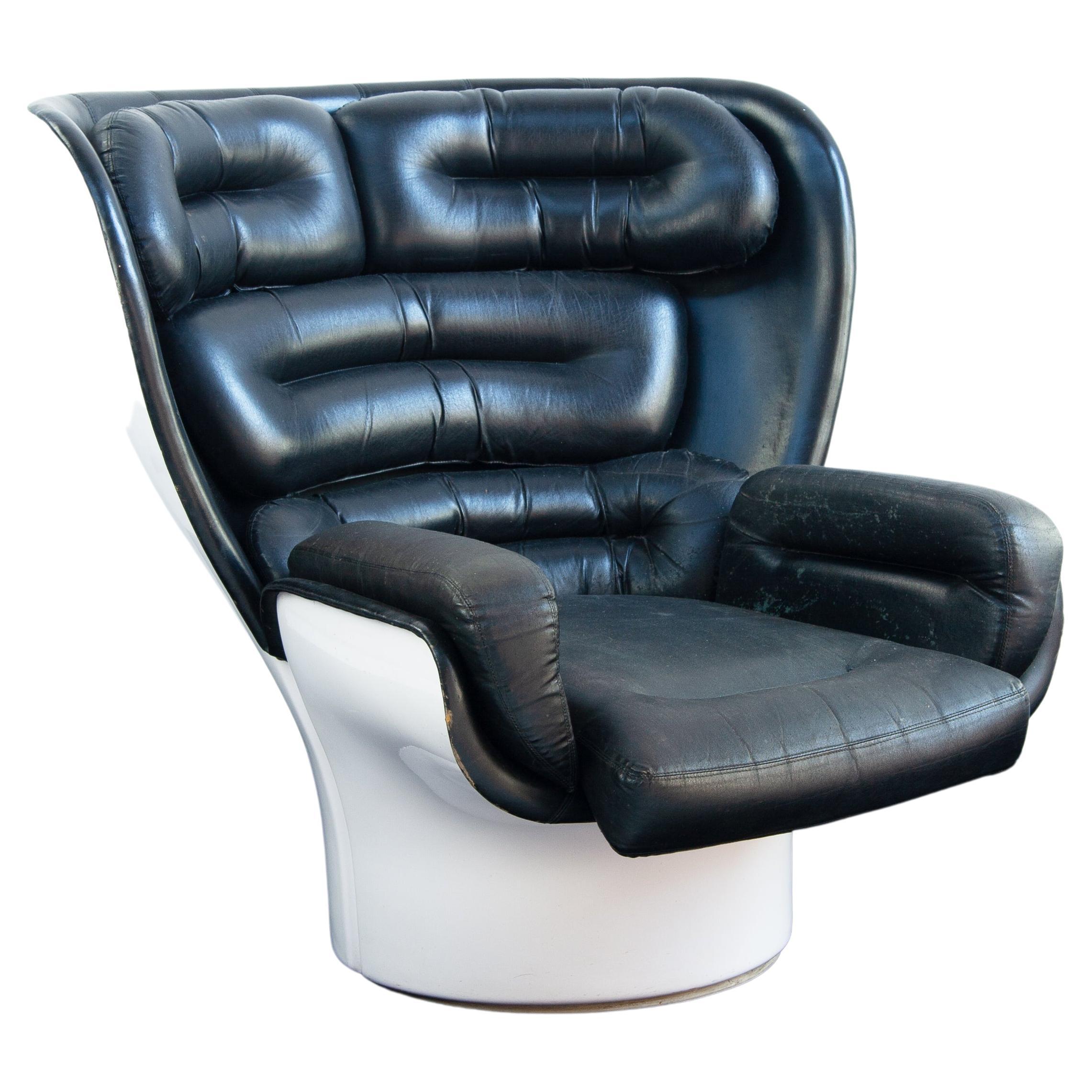 Joe Colombo "Elda" Armchair for Comfort For Sale