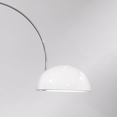 Joe Colombo Floor Lamp 'Coupé 3320' White by Oluce
