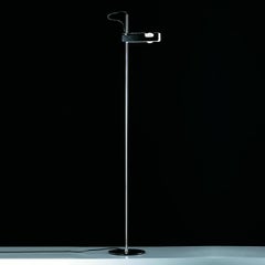 Joe Colombo Stehlampe „Spider“ aus Marmor und Metall von Oluce