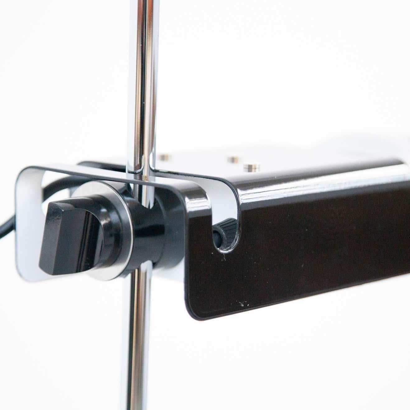 Aluminum Joe Colombo Floor Lamp 'Spider' Marble and Metal by Oluce For Sale