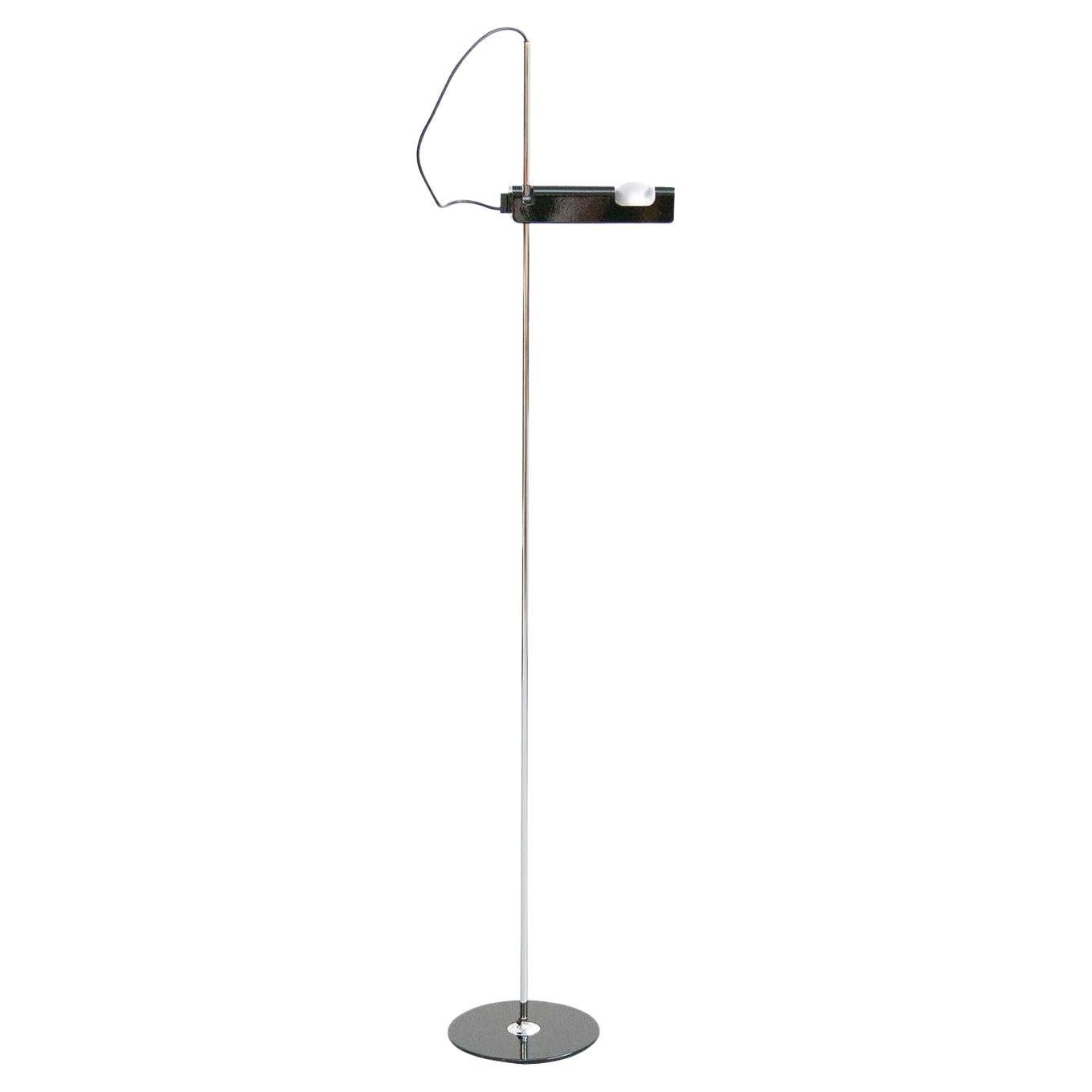 Joe Colombo Floor Lamp 'Spider' Marble and Metal by Oluce