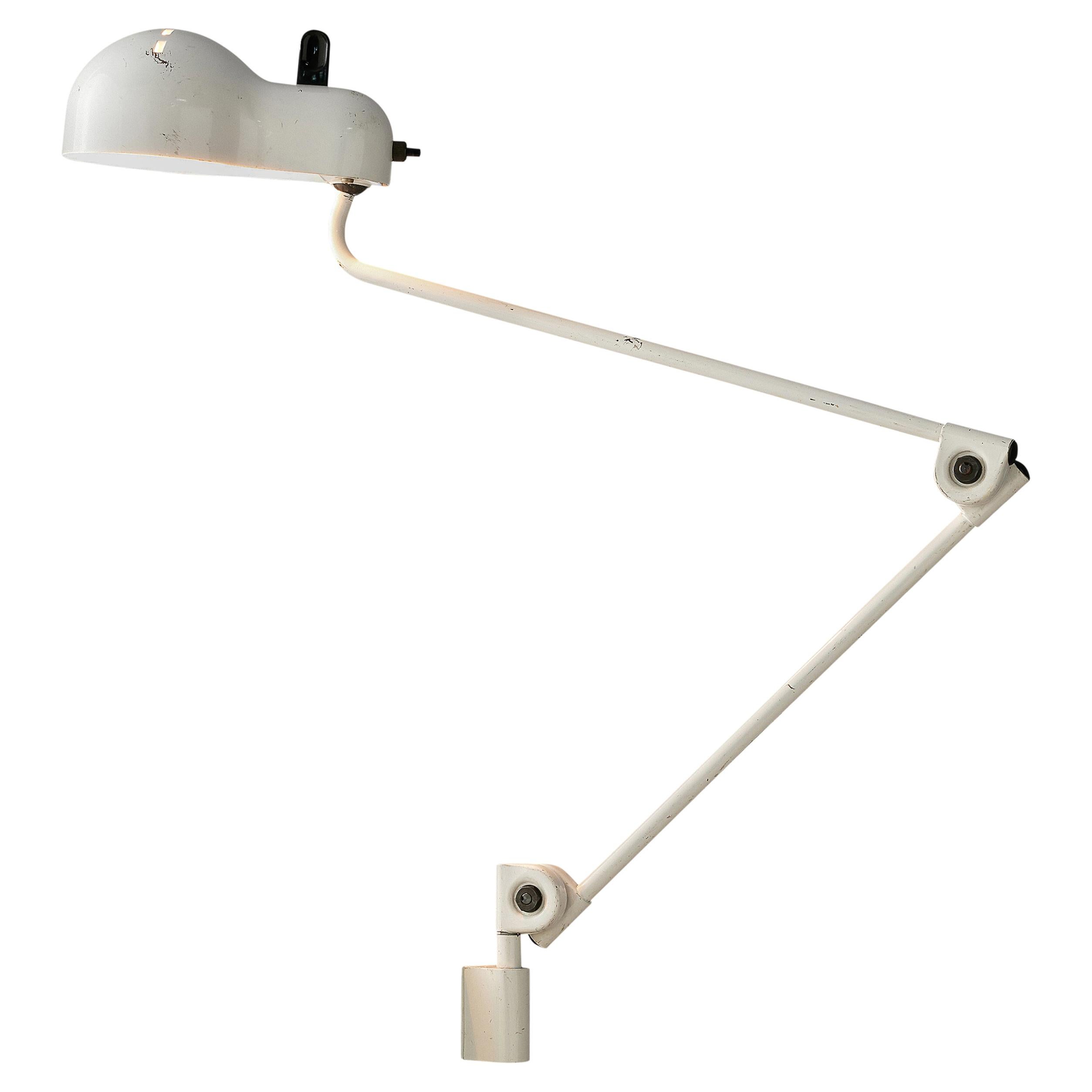 Heathfield Designer Lighting 'Torun' polished chrome adjustable desk lamp 