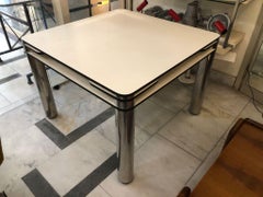 Joe Colombo for Zanotta Italian Poker Card or Game Table, 1960, Italy Signed