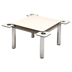 Table de poker ou de jeu italienne Joe Colombo pour Zanotta, 1960, minimaliste