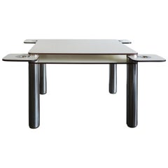 Joe Colombo for Zanotta Italian Poker Card or Game Table, 1960s