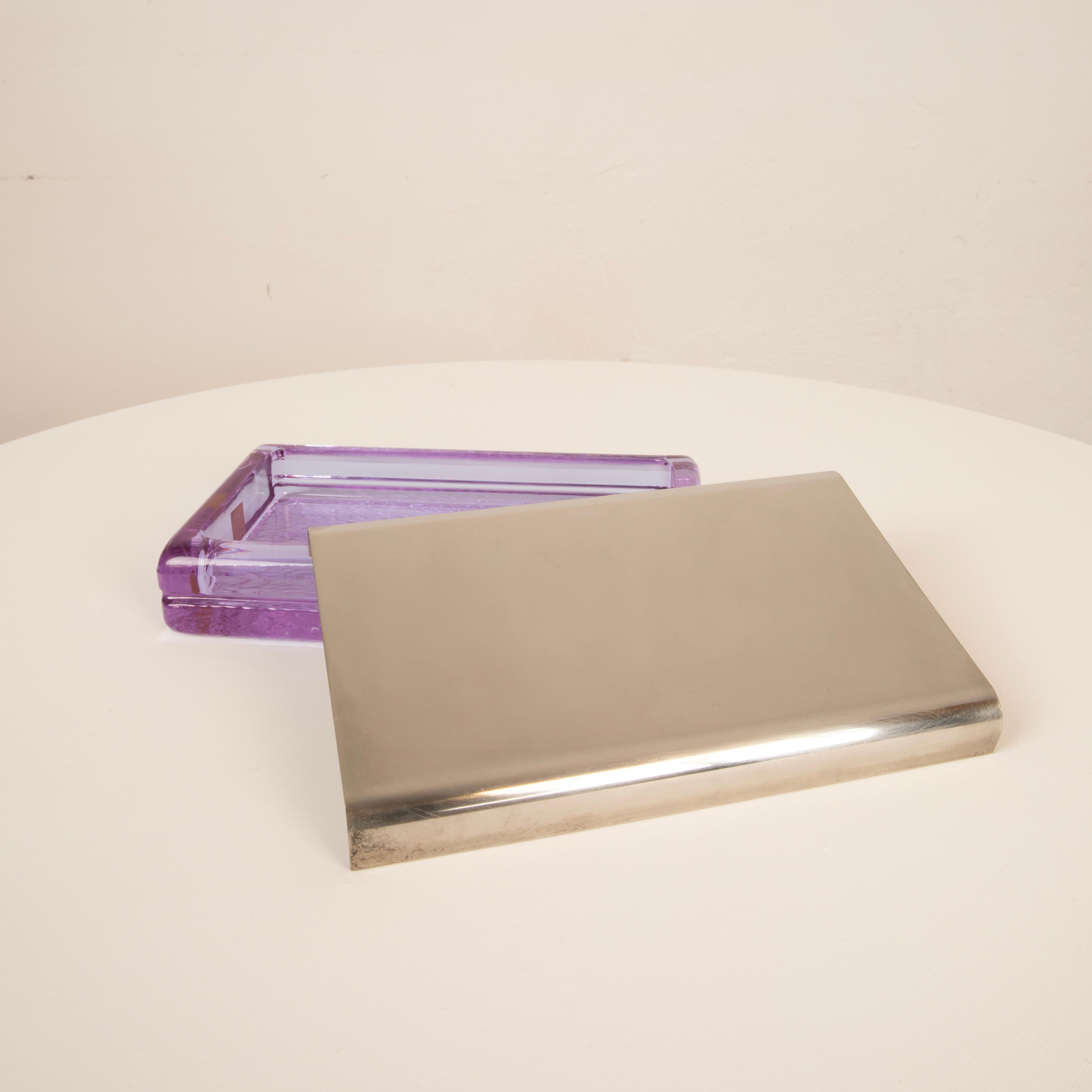 Boîte en verre Joe Colombo, Italie 1970 en vente 5