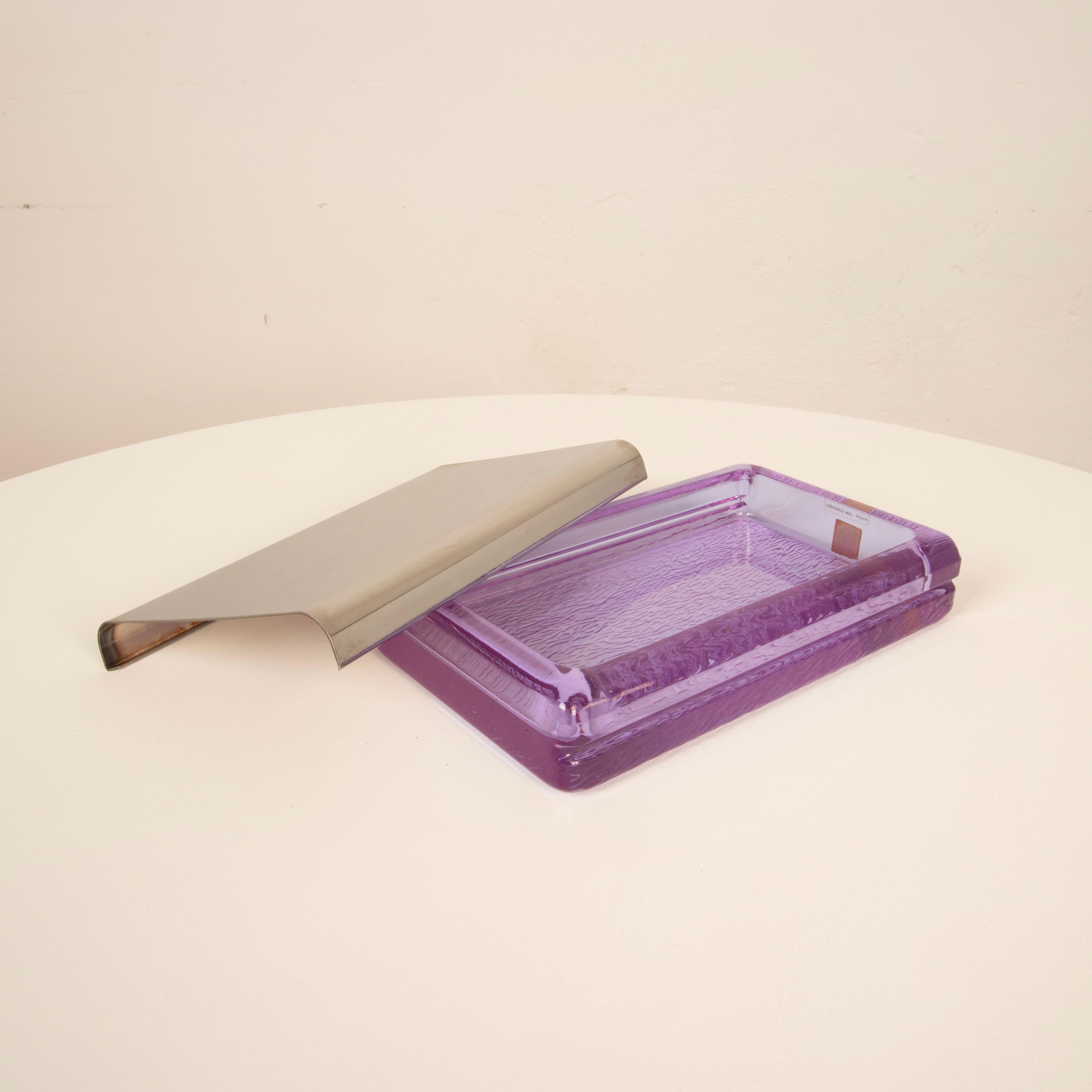 Boîte en verre Joe Colombo, Italie 1970 en vente 6