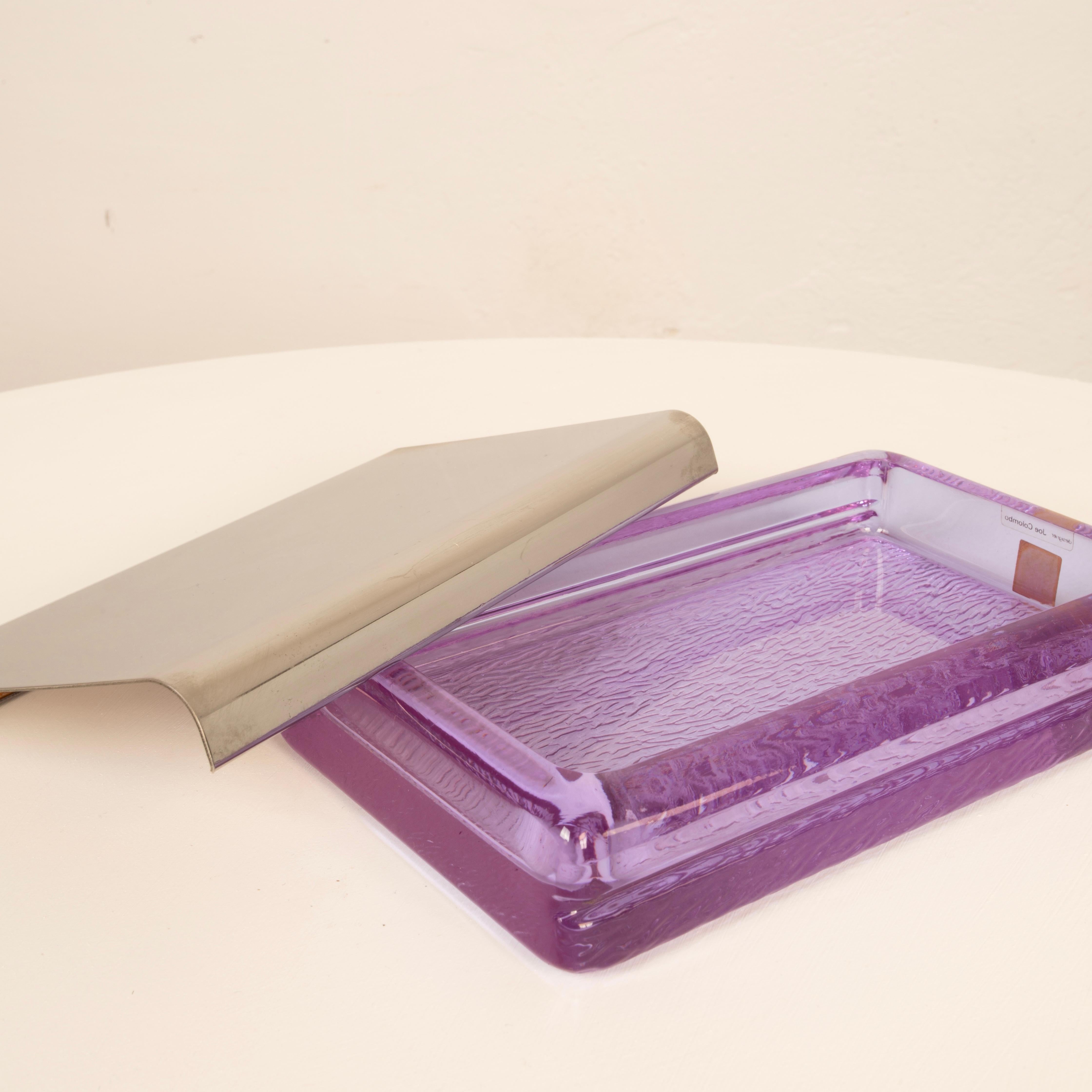 Boîte en verre Joe Colombo, Italie 1970 en vente 8