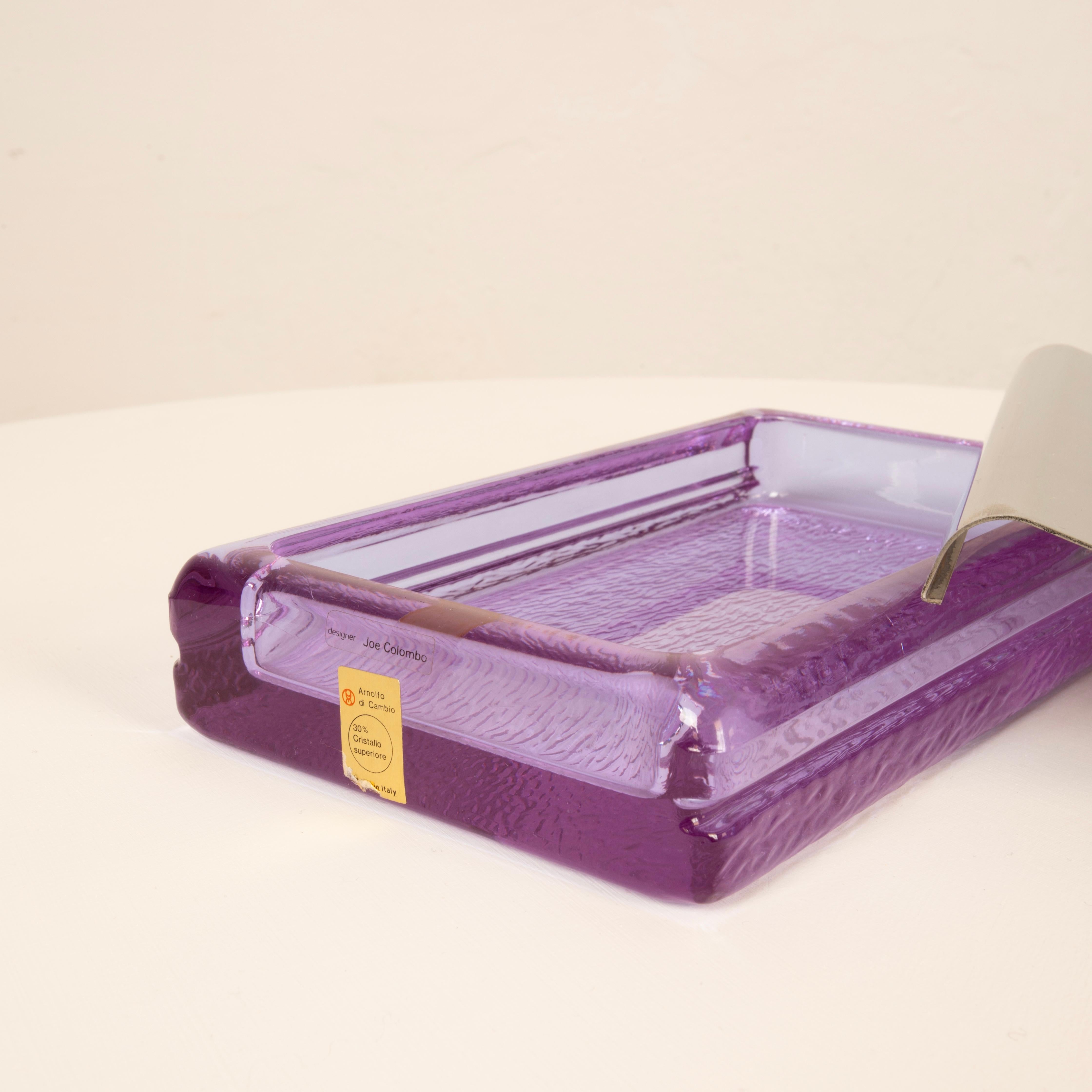 Boîte en verre Joe Colombo, Italie 1970 en vente 9