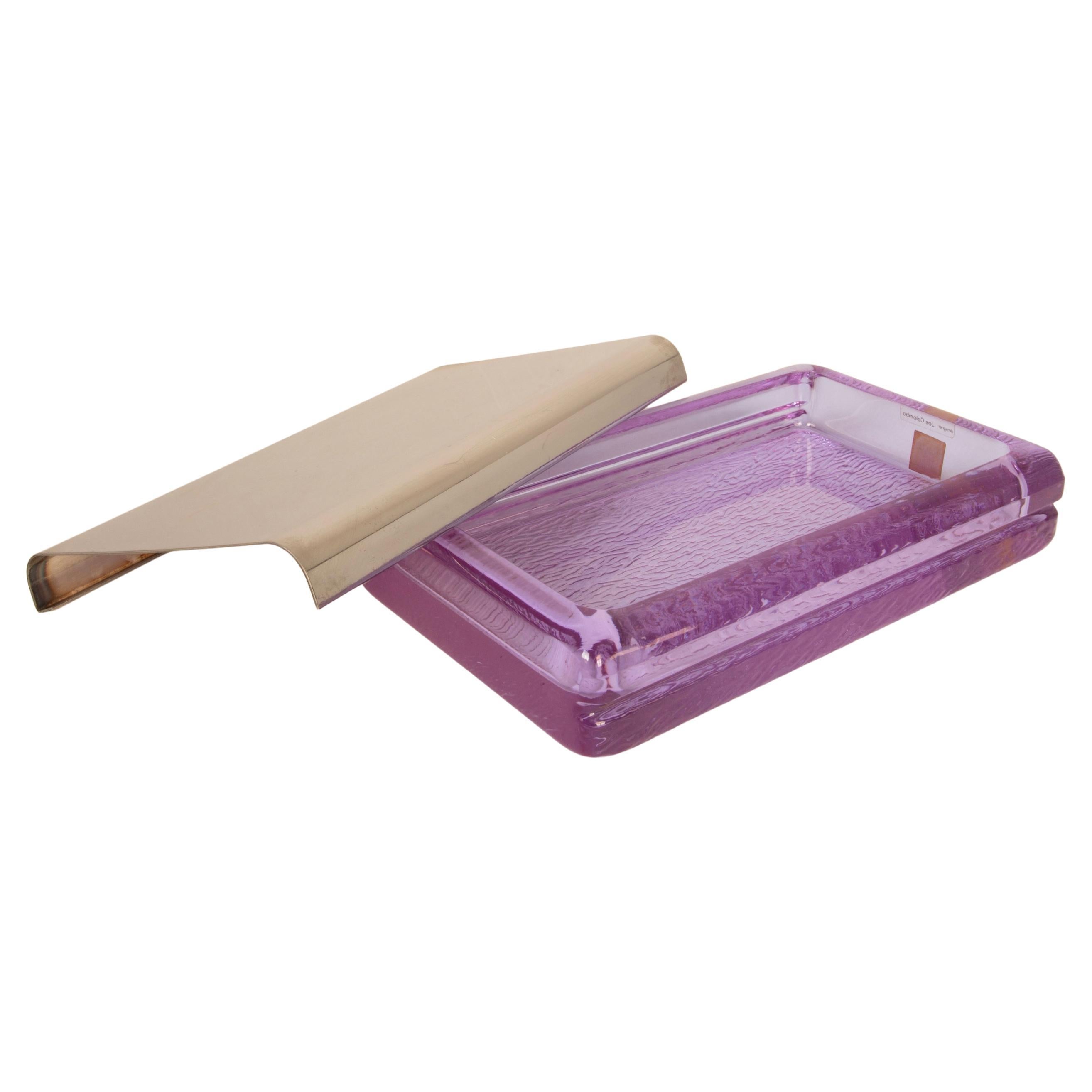 Boîte en verre Joe Colombo, Italie 1970 en vente