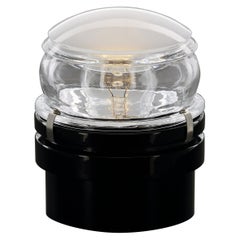 Joe Colombo Inside and Outside Wall and Ceiling Lamp 'Fresnel' Black by Oluce