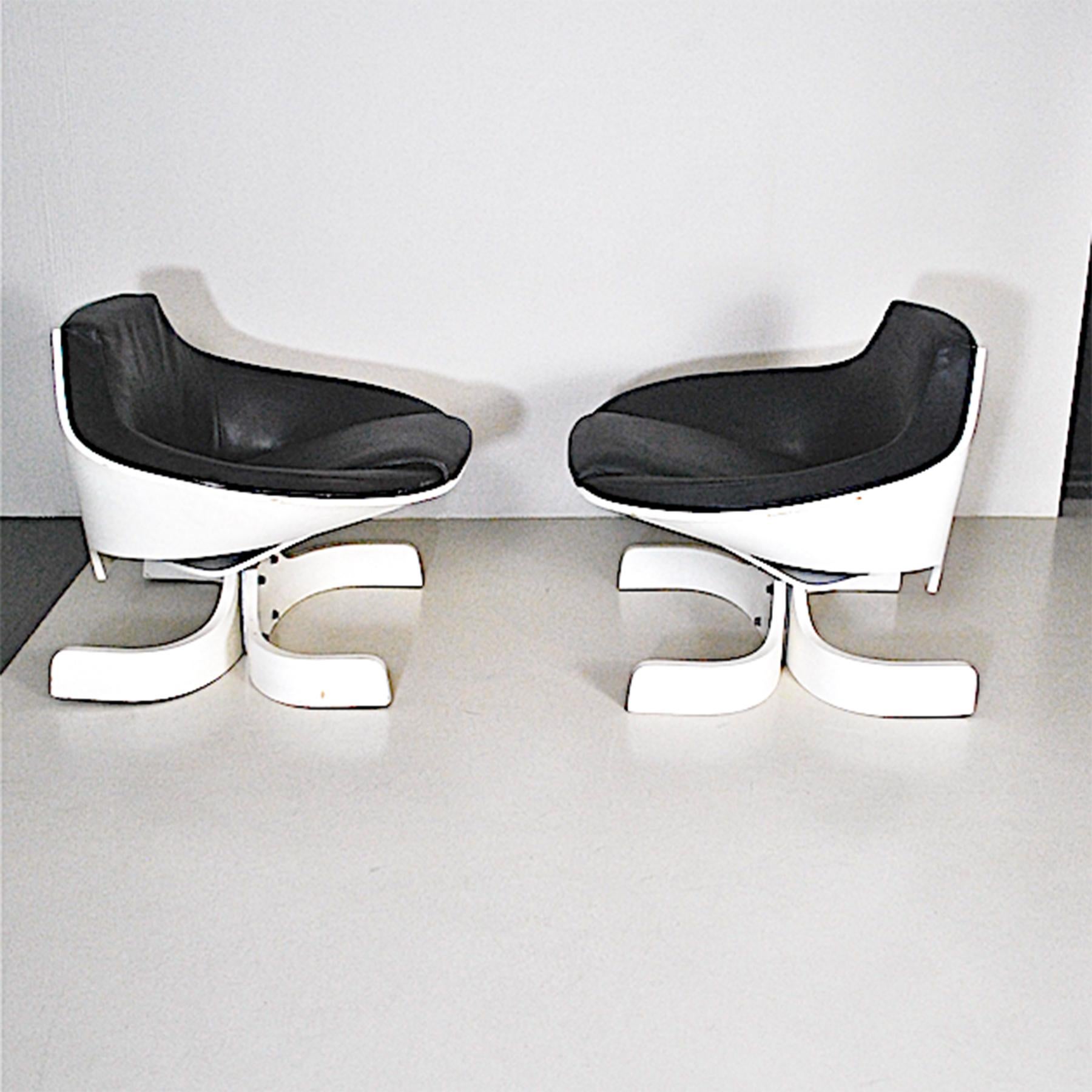 Joe Colombo Italian Midcentury Set of Sella 1001 11