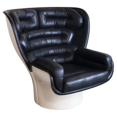 Joe Colombo Italian Midcentury Elda Armchair for Gavina