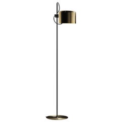 Joe Colombo Limited Edition Floor Lamp 'Coupé' Gold by Oluce