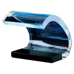 Lámpara de sobremesa de metacrilato Joe Colombo 'Mid-Century Modern Acrilica' by Oluce