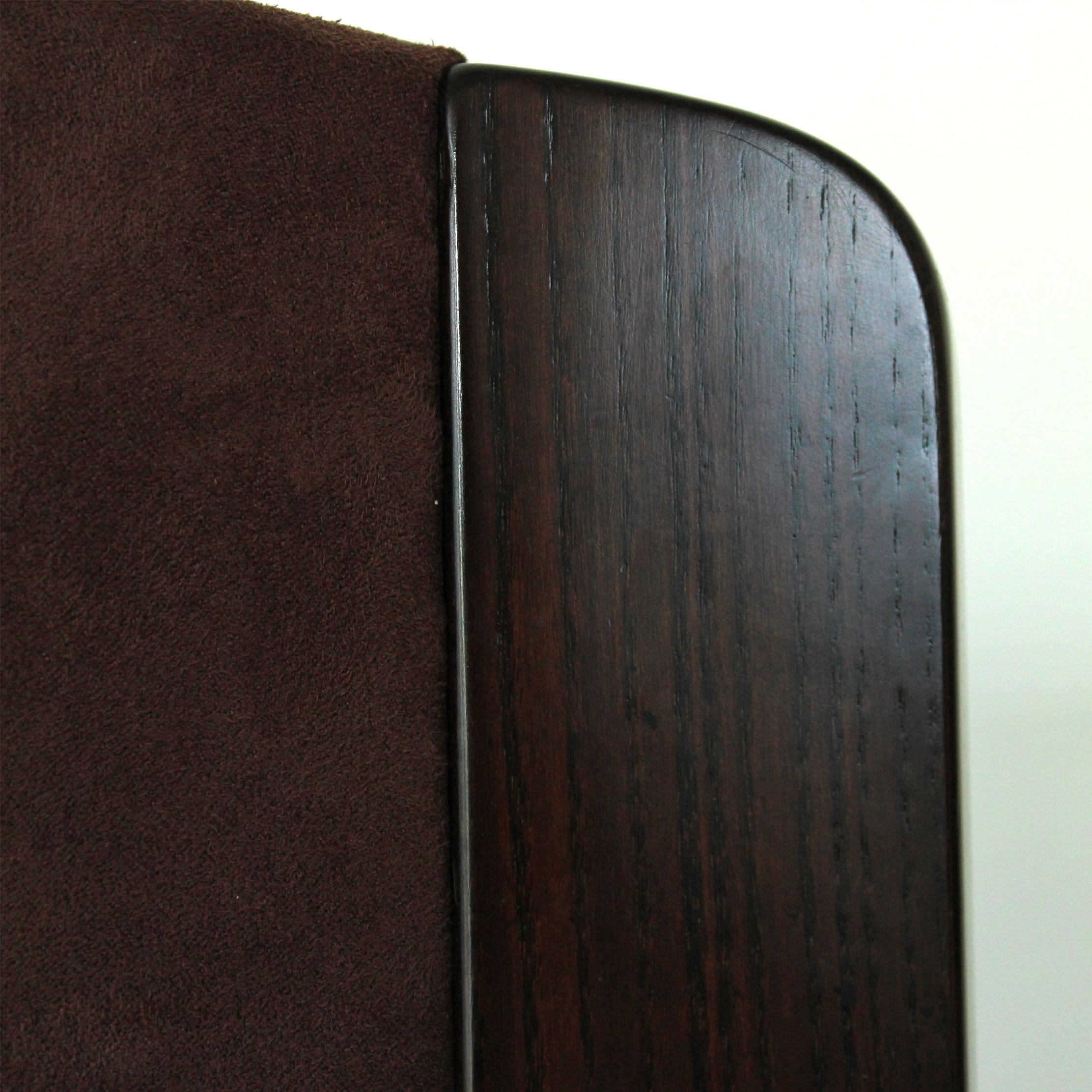 Joe Colombo Midcentury Walnut Model 300 Dining Chair for Pozzi, 1966, Set of 4 For Sale 12