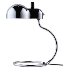 Joe Colombo 'Minitopo' Table Lamp in Chrome for Stilnovo