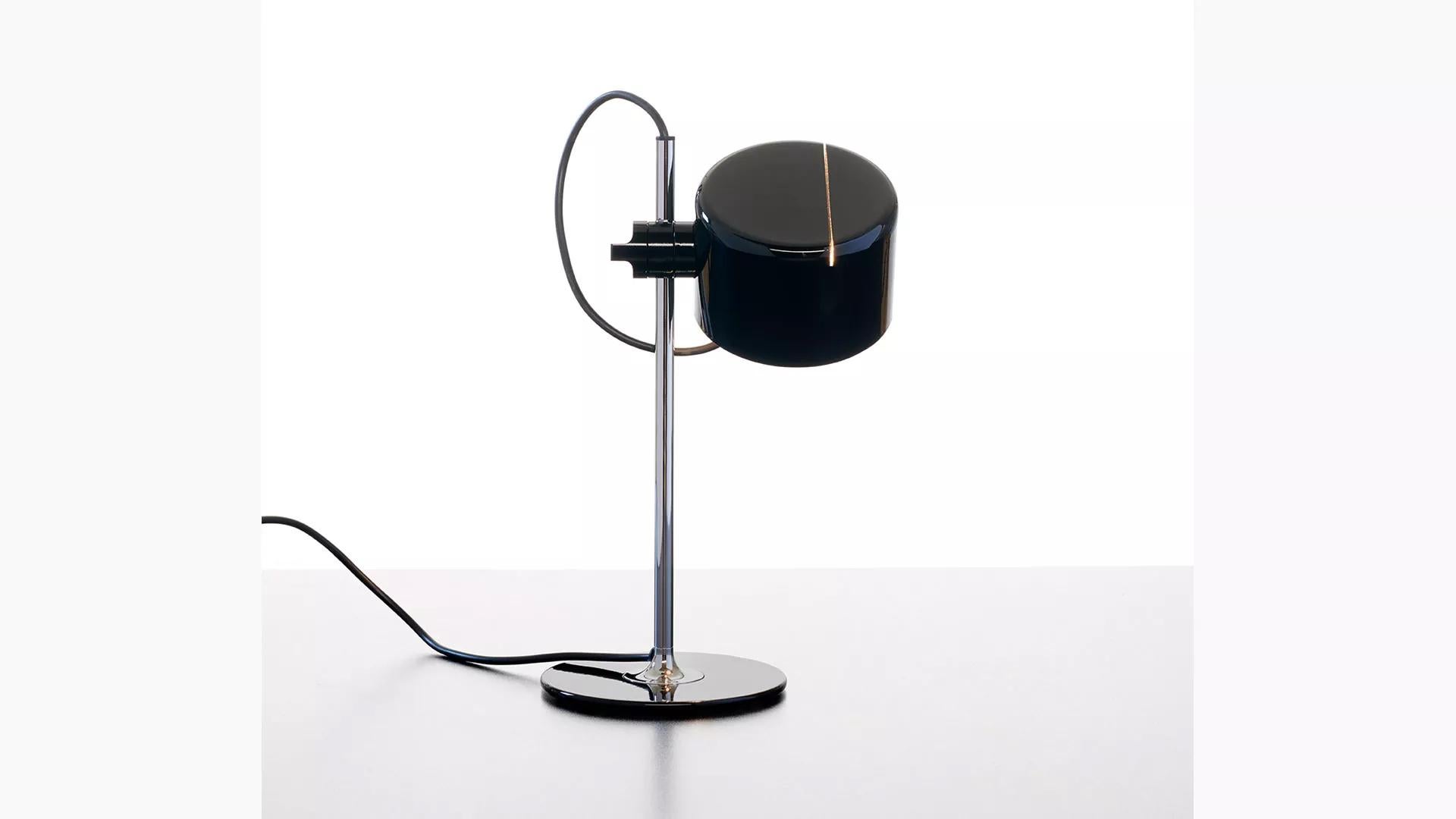 Joe Colombo Model #2201 'Mini Coupé' Table Lamp in Anodic Bronze for Oluce For Sale 2