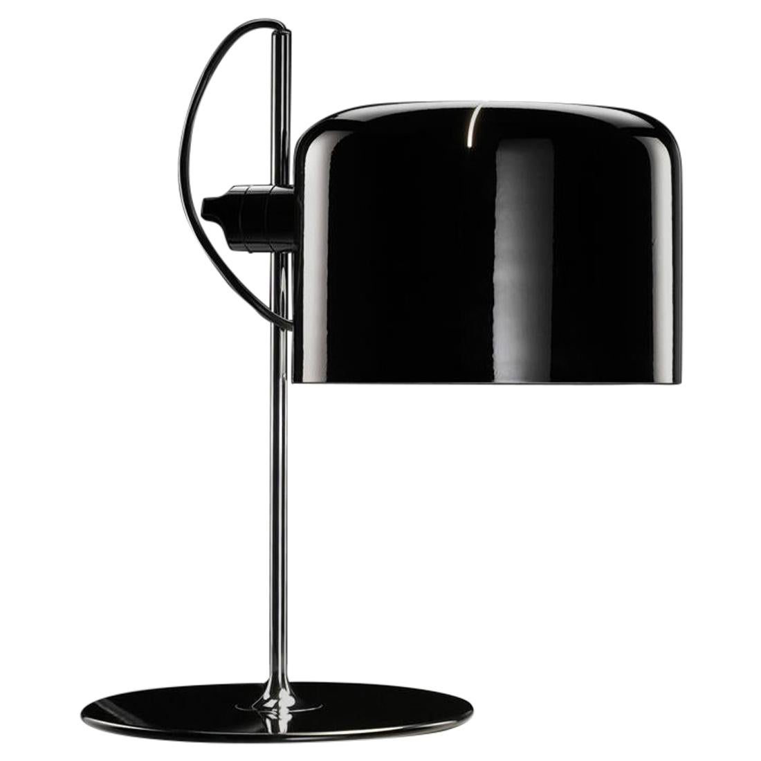 Joe Colombo Model #2202 'Coupé' Table Lamp in Black for Oluce