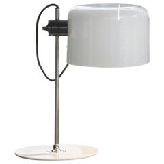 Joe Colombo Model #2202 "Coupé" Table Lamp in White for Oluce