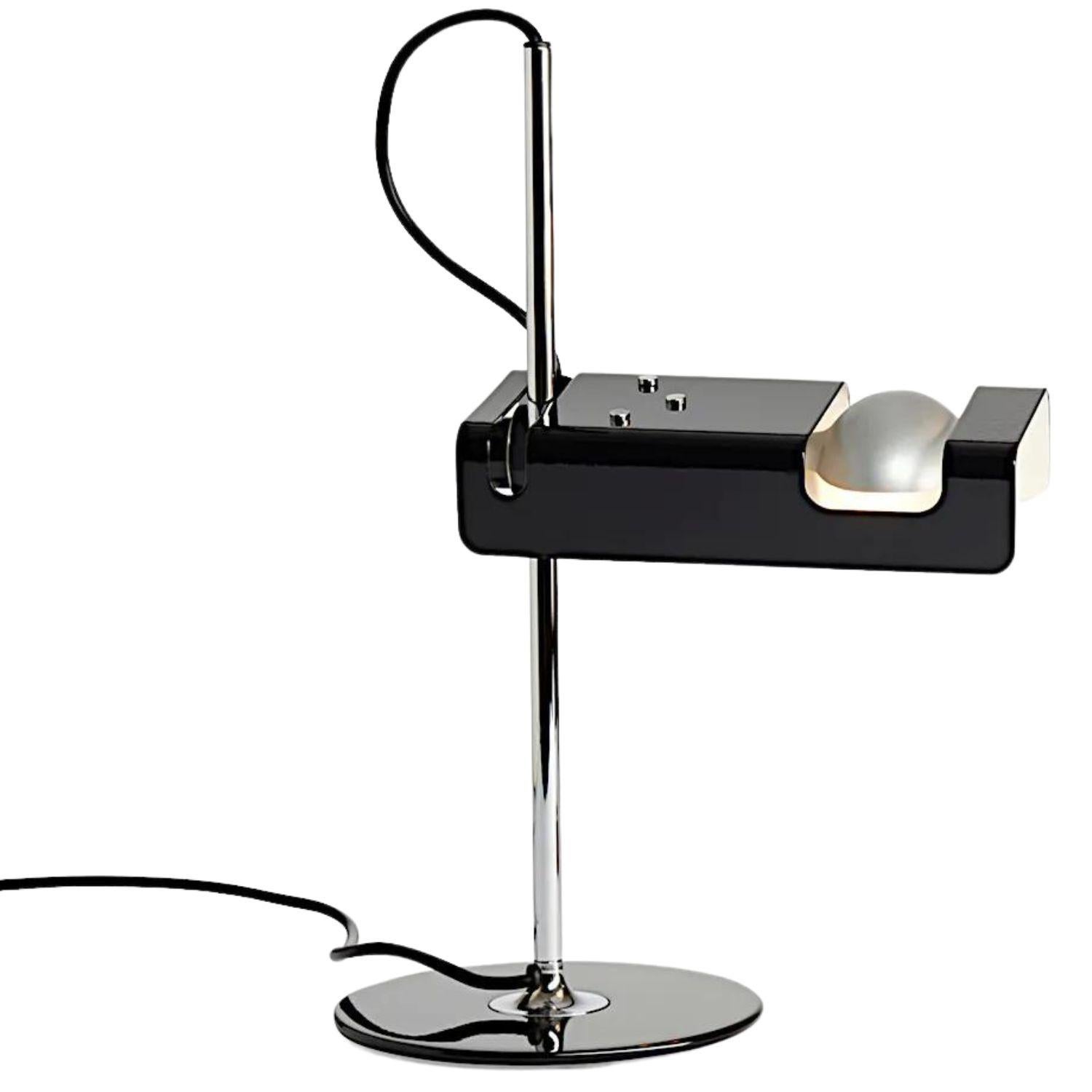 Joe Colombo Model #291 'Spider' Table Lamp in Black for Oluce For Sale 4