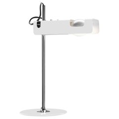Joe Colombo Model #291 'Spider' Table Lamp in White for Oluce