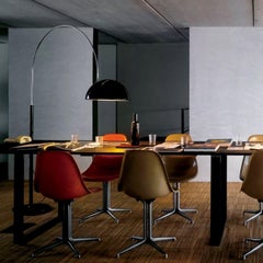 Joe Colombo Model #3320/R 'Coupé' Floor Lamp in Black for Oluce