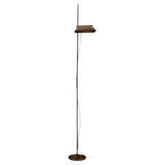 Joe Colombo Model #626 'Colombo' Floor Lamp in Anodic Bronze and Black for Oluce
