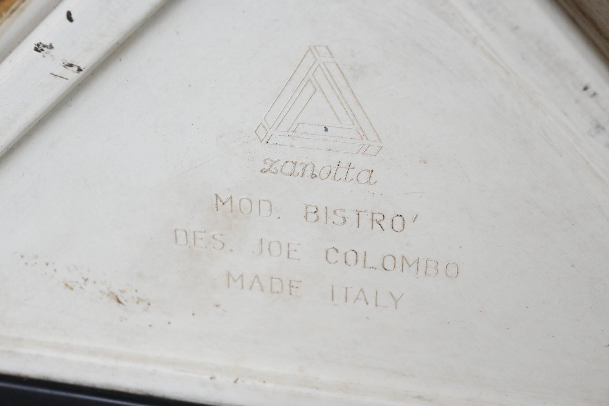 Joe Colombo model Birillo set of four bar stools Zanotta Italy 1971 For Sale 13