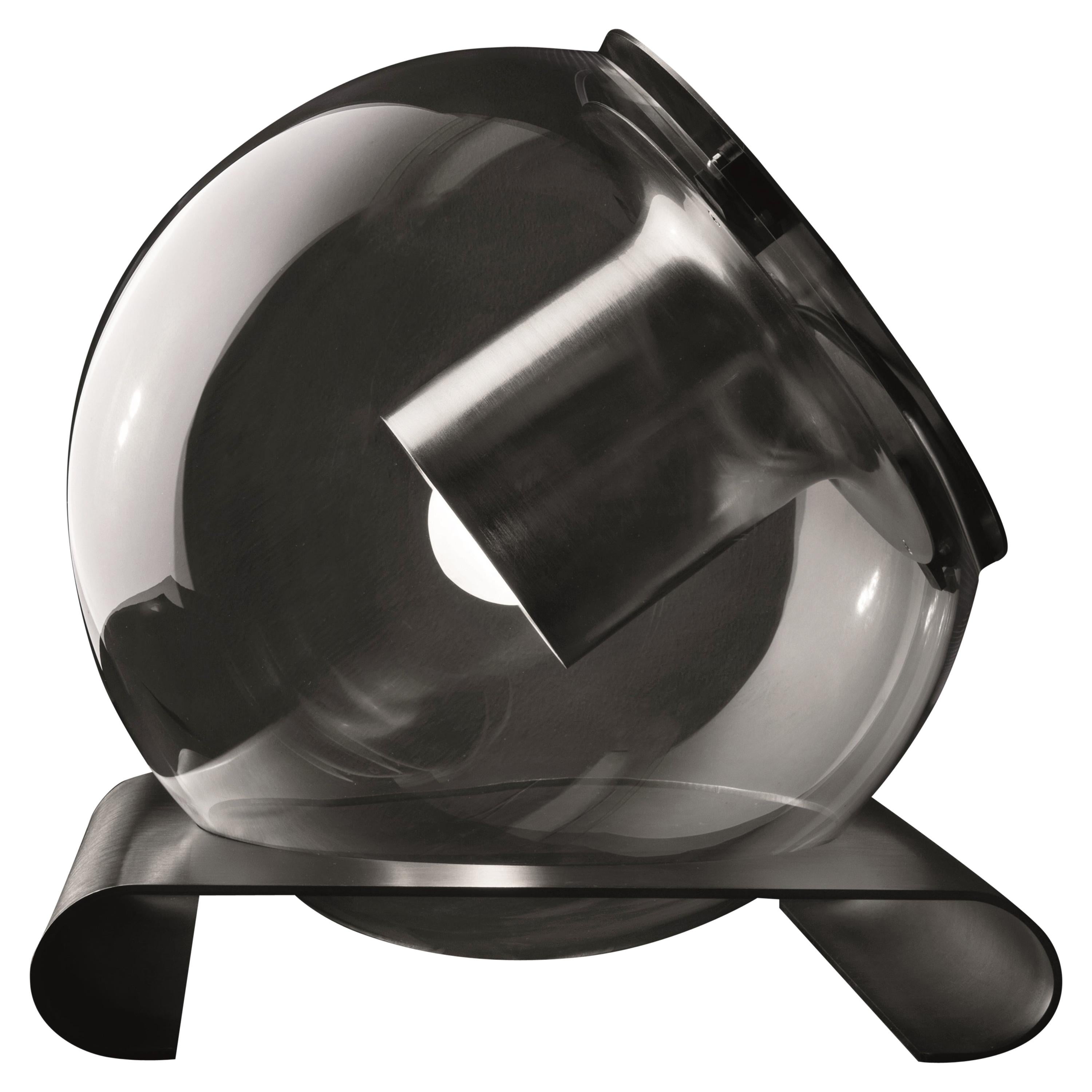 Lampe à poser nickelée Joe Colombo 'The Globe' by Oluce en vente