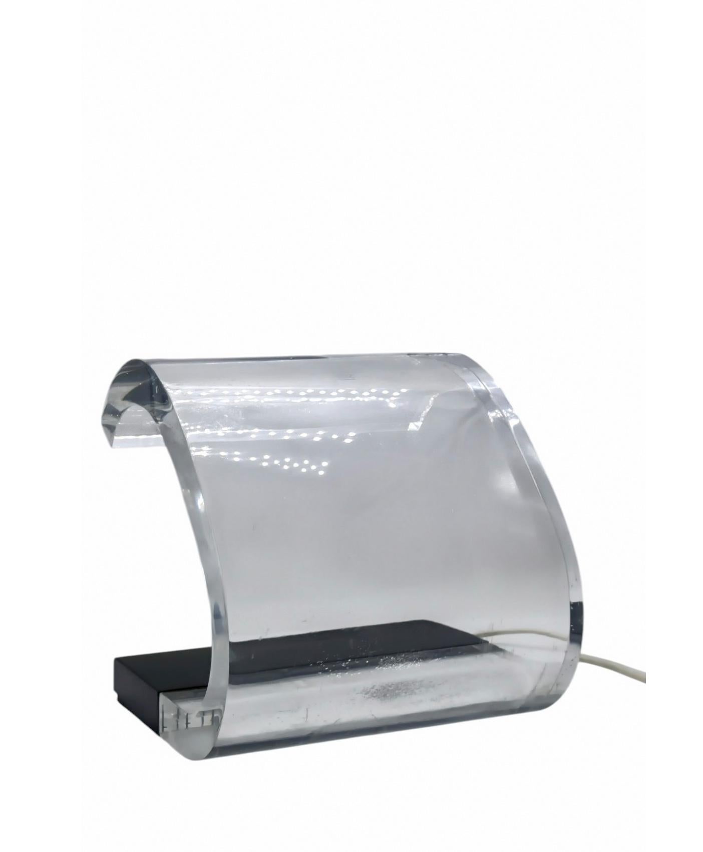 Mid-Century Modern Joe Colombo pour Oluce Lampe de table Mod.281, Italie années 1960 en vente