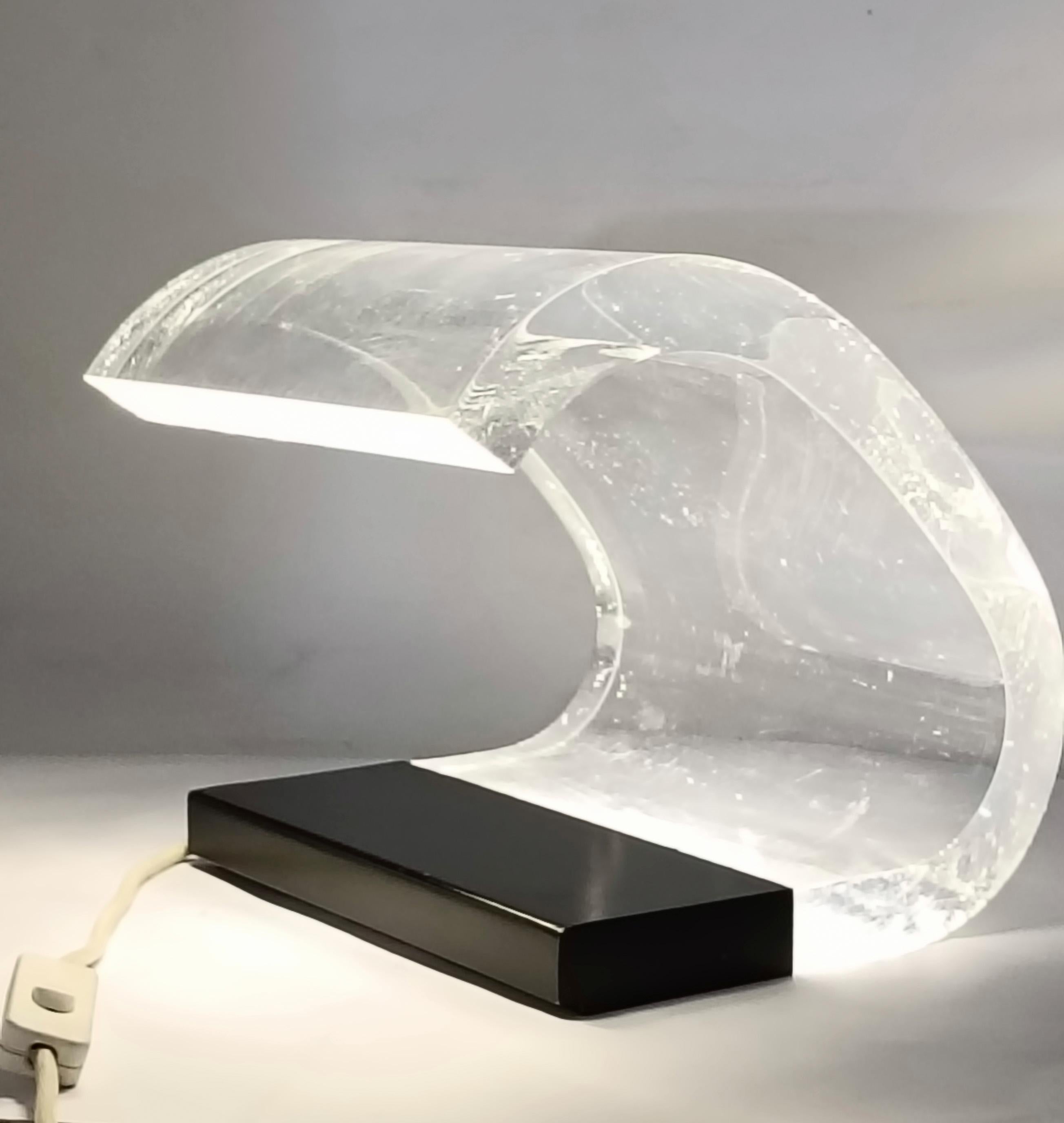 Mid-20th Century Joe Colombo pour Oluce Lampe de table Mod.281, Italie années 1960 en vente