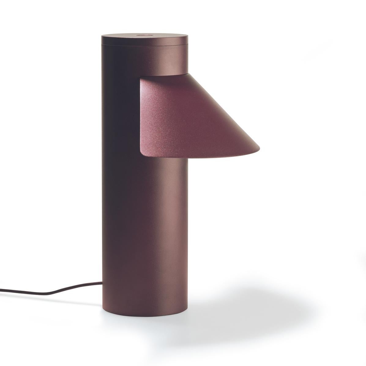 Mid-Century Modern Joe Colombo 'Riscio' Steel Table Lamp by Karakter