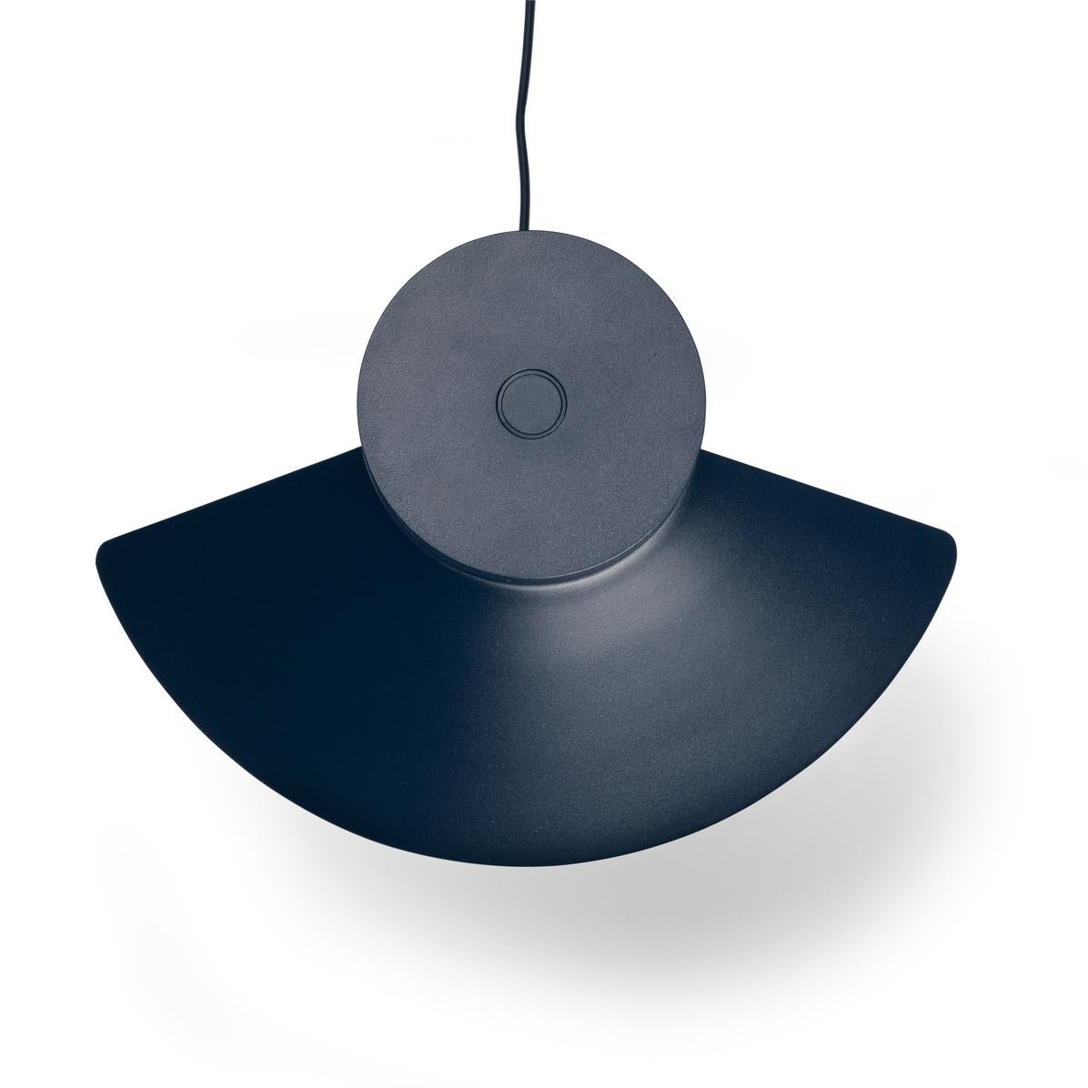 Danish Joe Colombo 'Riscio' Steel Table Lamp by Karakter For Sale