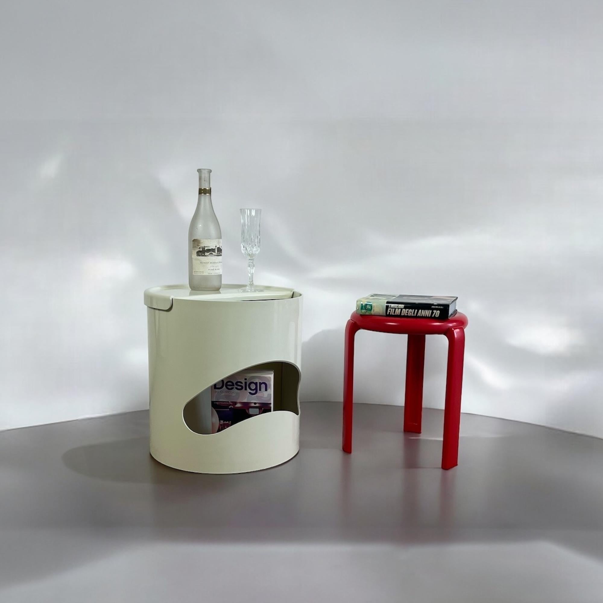 Joe Colombo ROBO Serving Trolley Bar Cart by Elco Venice, Space Age Icon 1960s 3