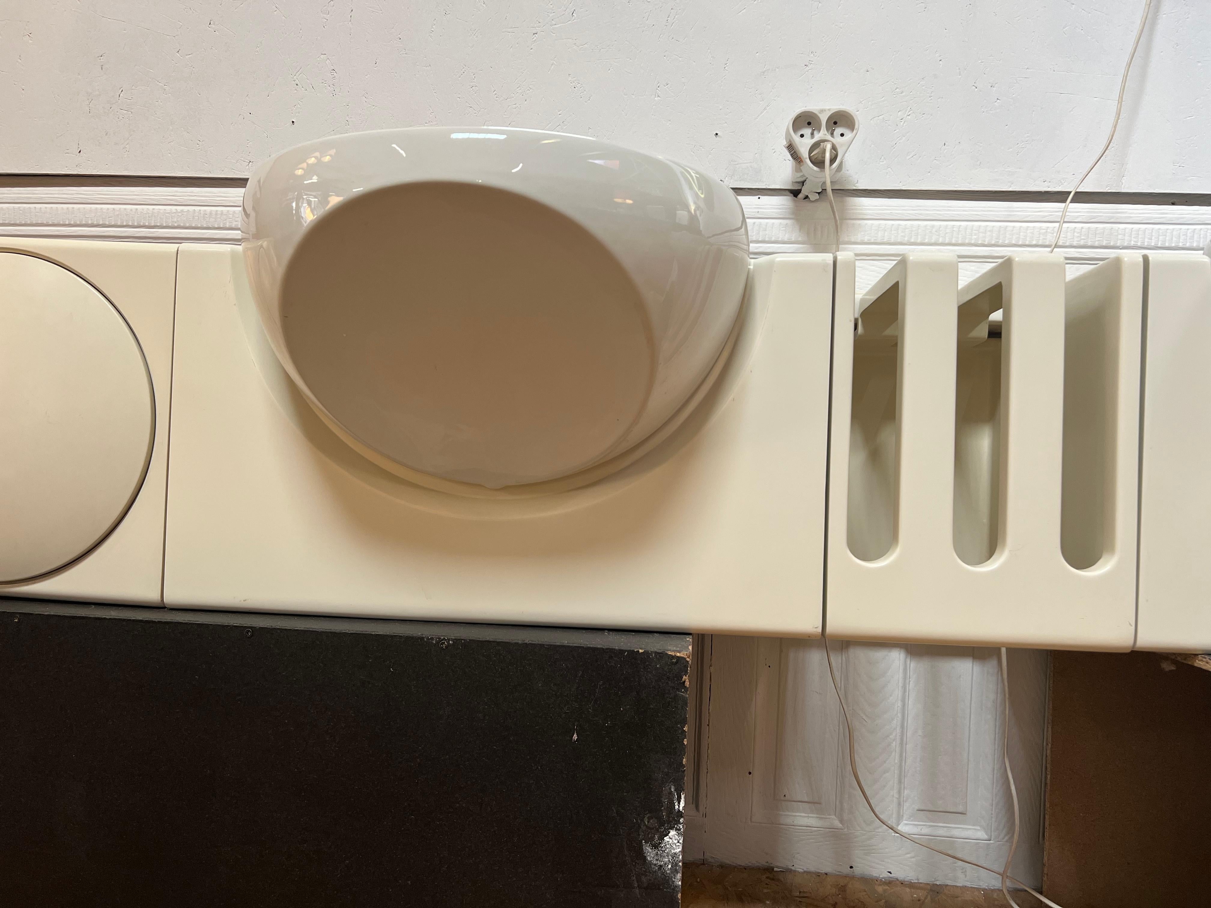 Salle de bain A Space de Joe Colombo, années 1970 5